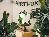 Birthday candles Dinosaurs, 3 cm, mix (1 pkt / 3 pc.)