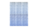 Foil balloon curtain, Blue ombre 72x143 cm