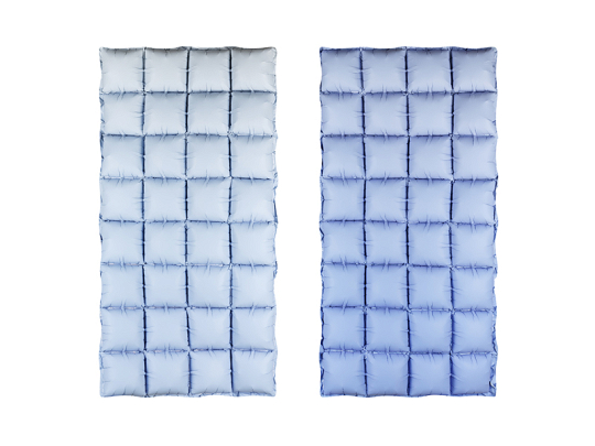 Foil balloon curtain, Blue ombre 72x143 cm