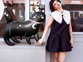 Foil balloon Cat, 96x95 cm, mix