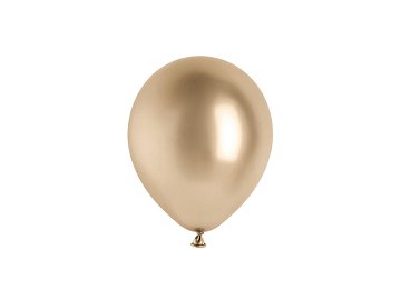 Glossy Balloons 12cm, champagne gold (1 pkt / 50 pc.)