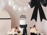 Paper plates ''Hello 40'', mix, 18 cm (1 pkt / 6 pc.)