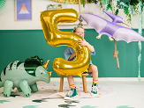 Foil Balloon Number ''5'', 86cm, gold