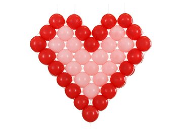 Heart Balloons Mesh, 63x58 cm