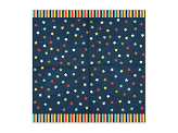 Napkins Stars, 33x33 cm, navy blue (1 pkt / 12 pc.)