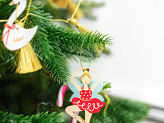 Gift tags Nutcracker, mix (1 pkt / 12 pc.)