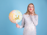Foil balloon Boy or Girl, 35cm, mix