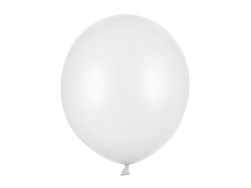 Strong Balloons 43cm, Metallic Pure White (1 pkt / 25 pc.)