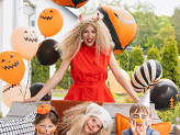 Devil Costume, red, one size for adults