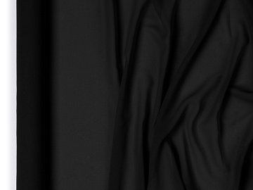 Chiffon runner, black, 0.48 x 5 m
