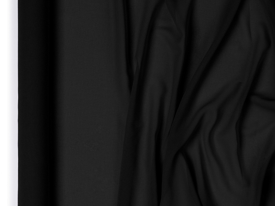 Chiffon runner, black, 0.48 x 5 m