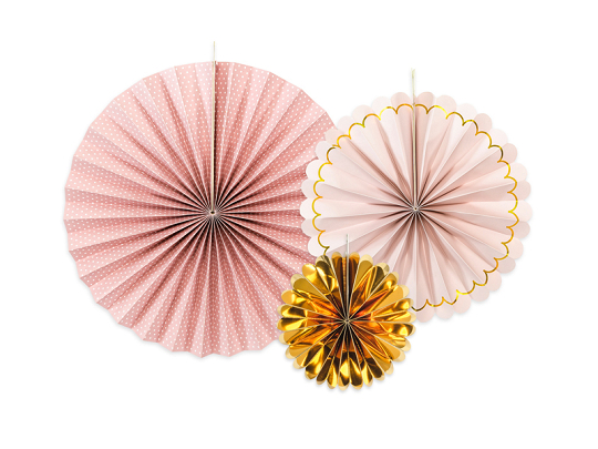 Decorative Rosettes, mix (1 pkt / 3 pc.)