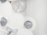 Glossy Balloons 12 cm, dark silver (1 pkt / 50 pc.)