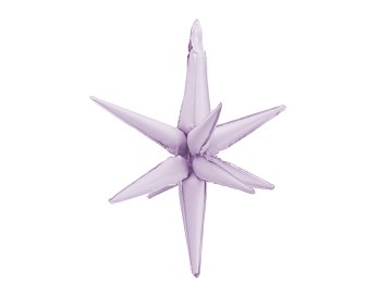 3D foil balloon Star, 70cm, purple