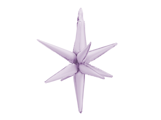 3D foil balloon Star, 70cm, purple