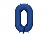 Foil Balloon Number '0', 86cm, navy