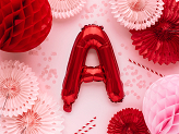 Foil Balloon Letter ''A'', 35cm, red
