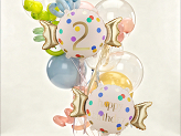 Foil balloon Candy ''2'', 61x37 cm, mix