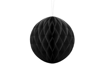 Honeycomb Ball, black, 20cm