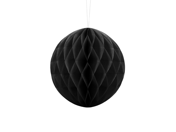 Honeycomb Ball, black, 20cm