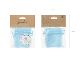 Organza pouches, sky-blue, 10cm (1 pkt / 10 pc.)