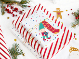 Gift tags Santa, mix (1 pkt / 12 pc.)