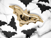 Paper plates Bat, gold, 37.5x18.5cm (1 pkt / 6 pc.)