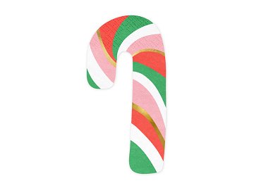 Napkins Candy cane, mix, 8x15.5cm (1 pkt / 20 pc.)