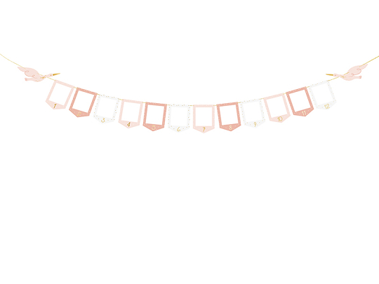 Photo frame garland - Stork, 10.5x15 cm, mix