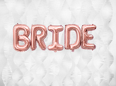 Foil Balloon Letter ''B'', 35cm, rose gold