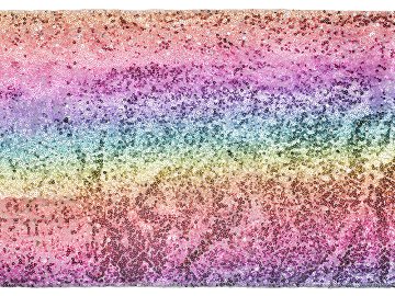 Sequin runner, color mix, 0.3 x 5 m