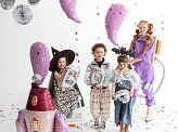 Foil balloon Haunted House, 89,5x116,5 cm, mix