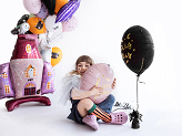Foil balloon Haunted House, 89,5x116,5 cm, mix
