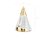 Party hats 18th Birthday, gold, 16cm (1 pkt / 6 pc.)
