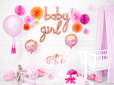 Foil balloon Baby, rose gold, 73.5x75.5cm
