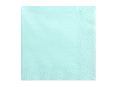 Napkins, 3 layers, pale turquoise, 33x33cm (1 pkt / 20 pc.)
