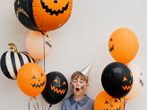 Balloons 30 cm, Pumpkins, mix (1 pkt / 6 pc.)