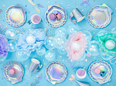 Strong Balloons 12cm, Crystal Clear (1 pkt / 100 pc.)
