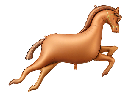 Foil Balloon Horse, 125x100cm, mix