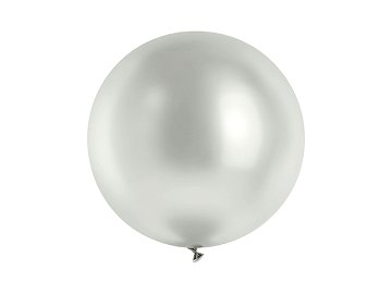 Glossy Balloon 60cm, silver