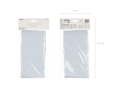 Disposable tablecloth, 180x120 cm, light blue