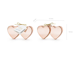 Balloon weight Hearts, rose gold