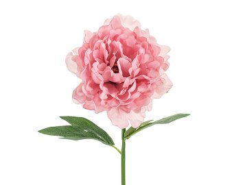 Artificial flower - Peony, 35 cm, pink