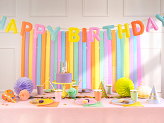 Felt Banner, Happy Birthday, mix, 3m