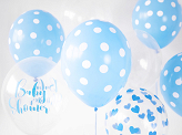 Balloons 30cm, Hearts, Crystal Clear (1 pkt / 50 pc.)