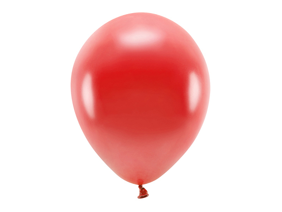 Eco Balloons 30cm metallic, red (1 pkt / 100 pc.)