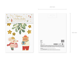 Window stickers Merry Christmas, mix (1 pkt / 4 pc.)