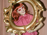 Foil Balloon Frame, 78x95 cm, gold