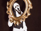 Foil Balloon Frame, 78x95 cm, gold