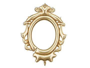 Foil Balloon Frame, 78x95 cm, gold